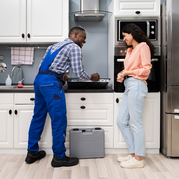 can you provide an estimate for cooktop repair before beginning any work in Deport